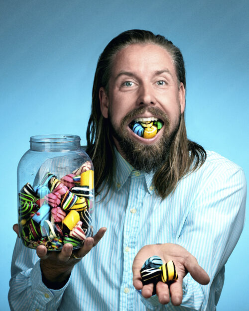 Anders Nielsen, stand up komiker, plakatbillede