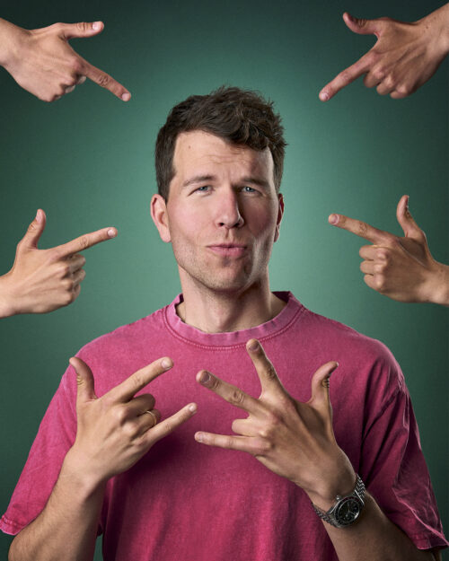 Kristian Hemmingsen, stand up komiker, plakatbillede